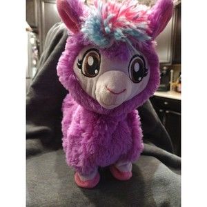 PETS Alive BOPPI THE BOOTIE SHAKIN LLAMA Purple plush .